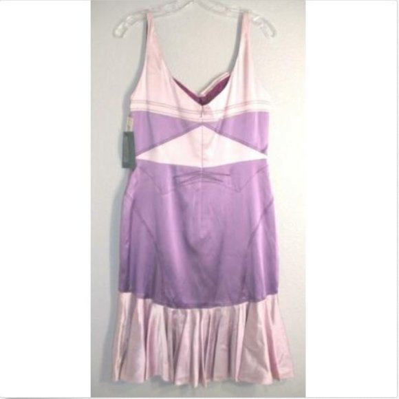 Zac Posen Silk Amethyst Maison Dress 10 - Picture 4 of 7